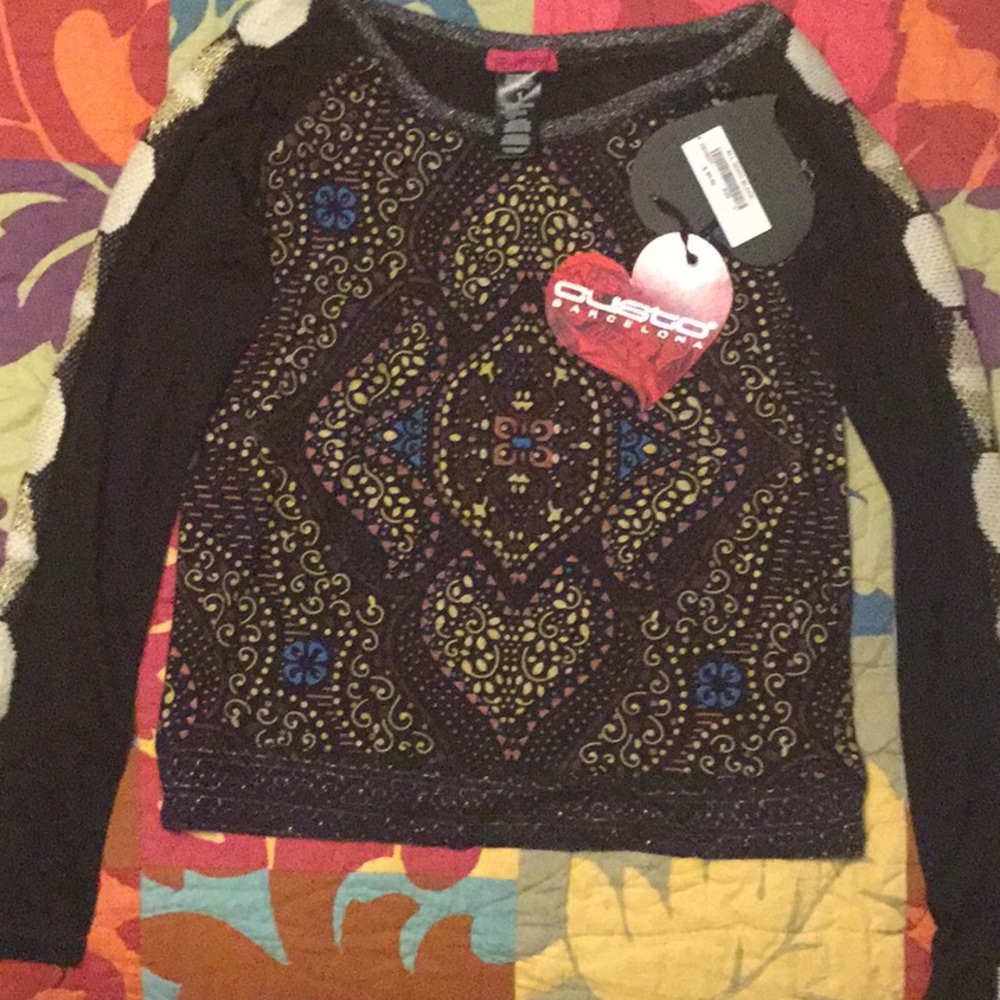Custo Barcelona long sleeve Top NWT